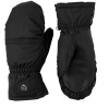 Hestra Primaloft Leather mitten, women, black