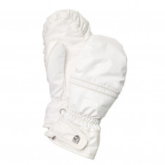Hestra Primaloft Leather mitten, women, offwhite