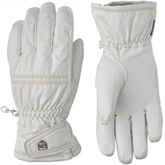 Hestra Primaloft Leather, síelő kesztyű, női, fehér/fehér