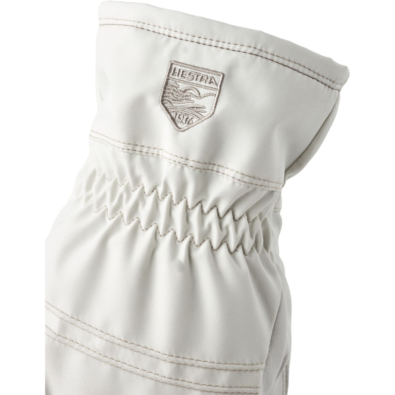 Hestra Primaloft Leather, ski gloves, women, ivory
