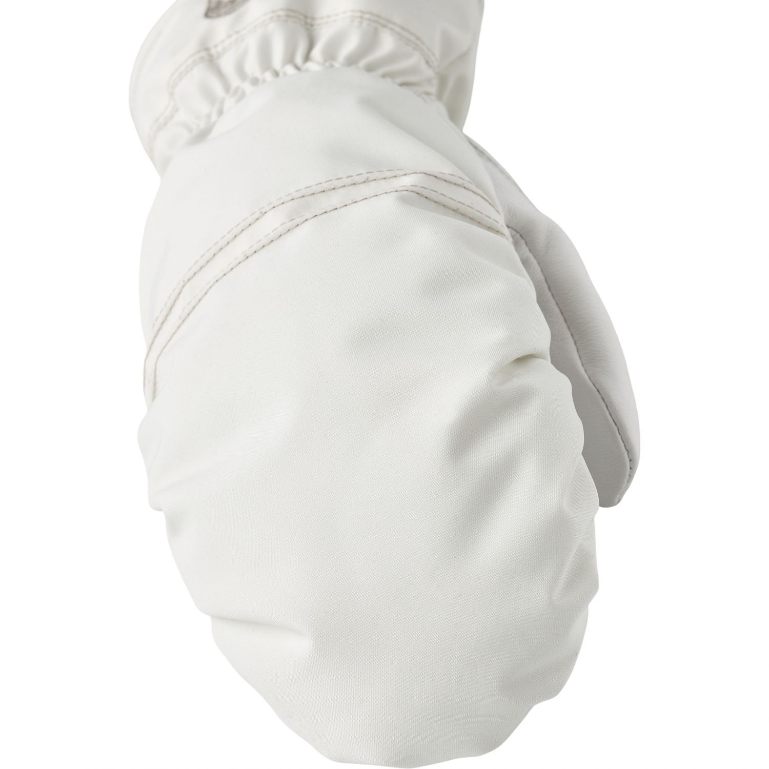 Hestra Primaloft Leather, Skifäustlinge, Damen, weiß