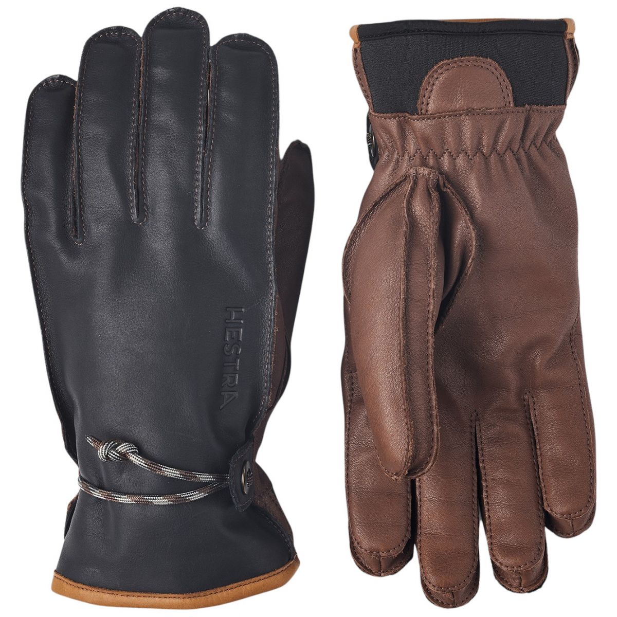 Hestra Wakayama, guantes, azul marino/marrón
