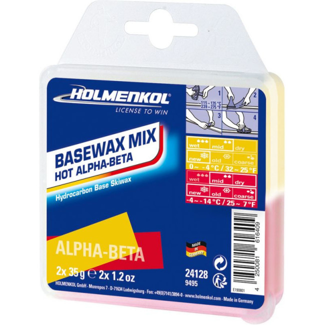 Holmenkol, Basewax Mix, Hot Alpha-Beta