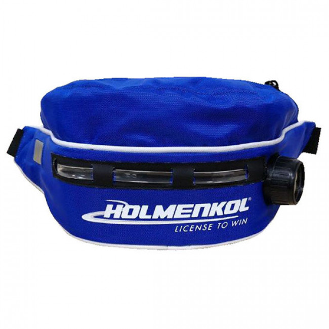 Holmenkol, LED Bottlebag, taška na opasok, modrá