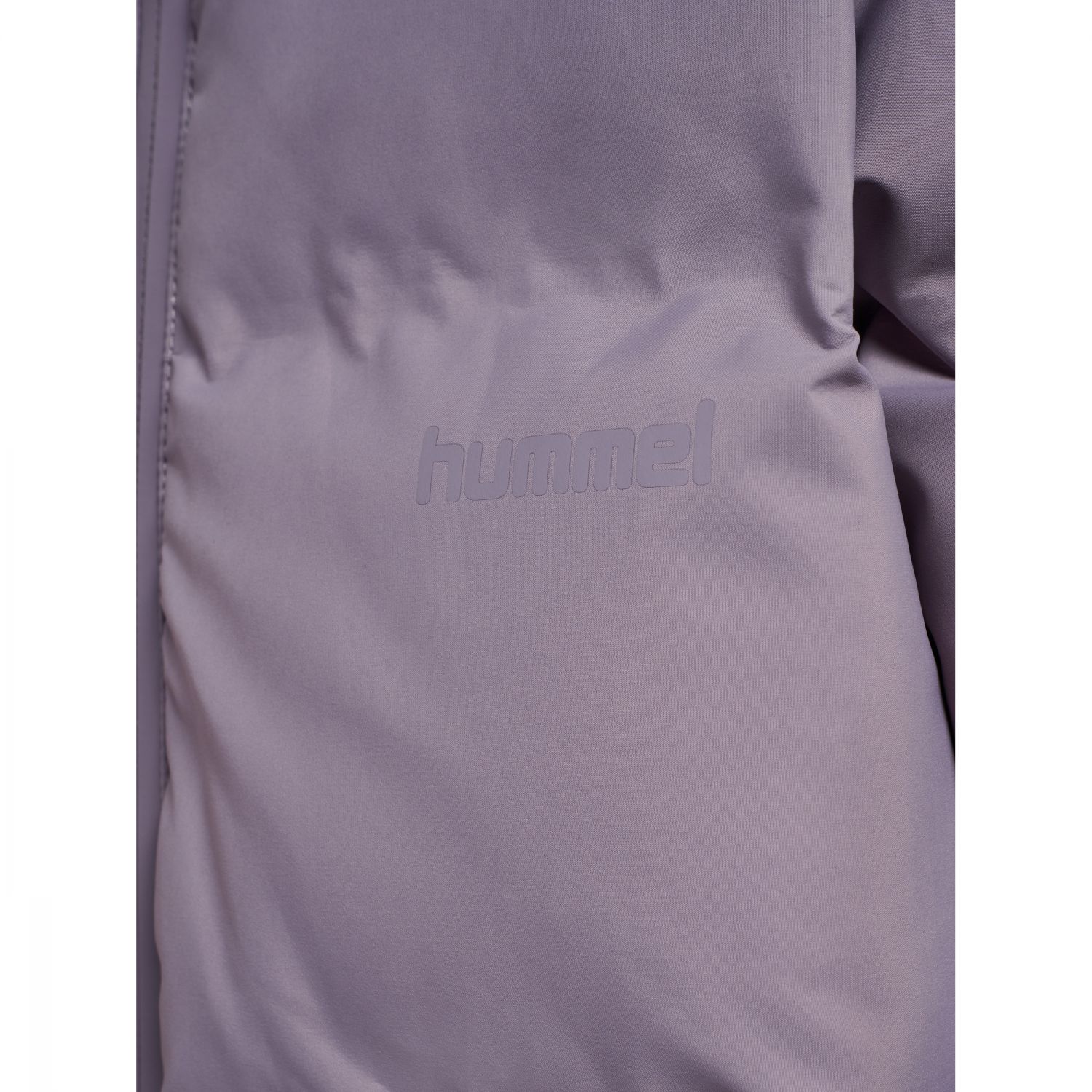 Hummel hmlJR All Weather Puffer, jaqueta de inverno, juvenil, cinza