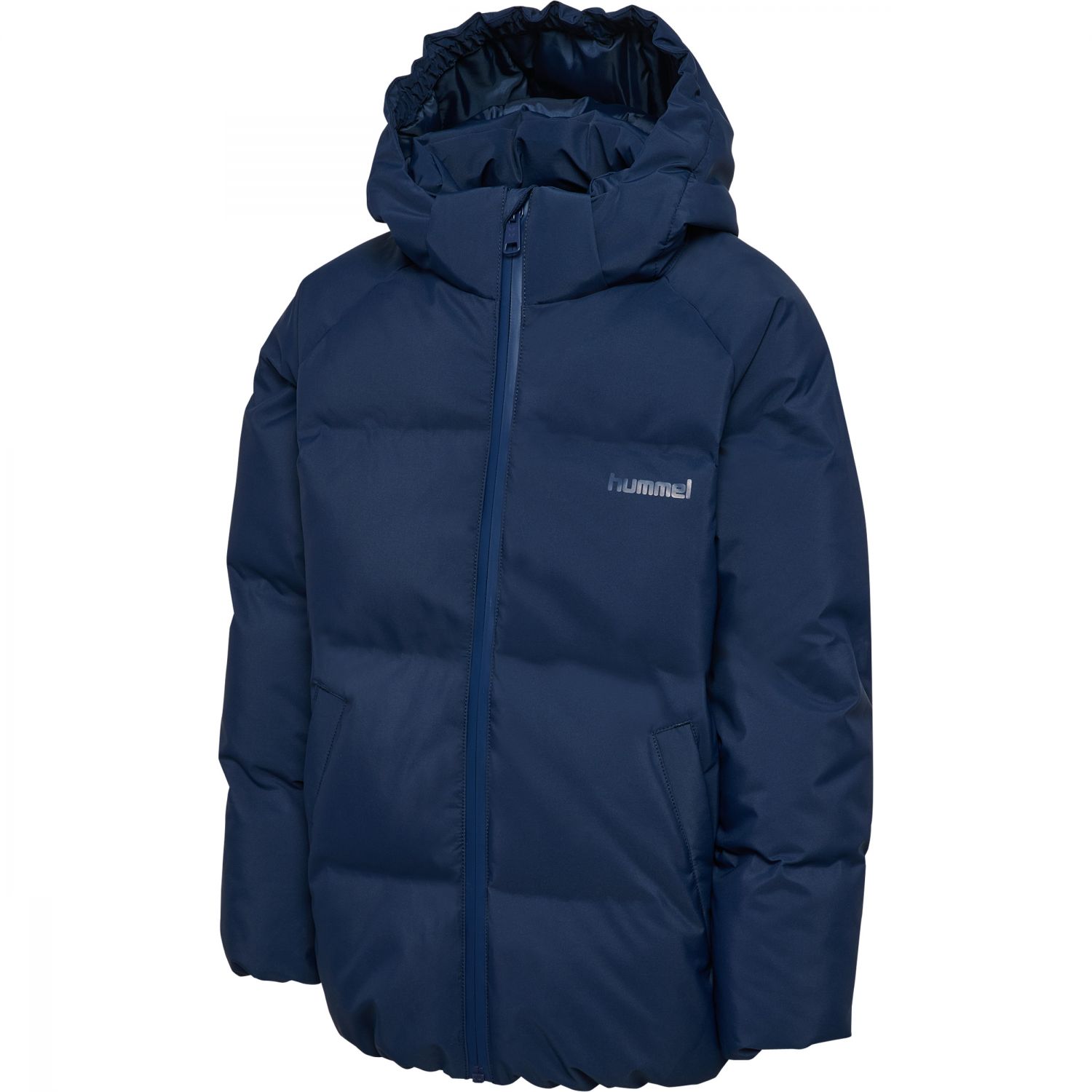 Hummel hmlJR All Weather Puffer, zimná bunda, junior, modrá