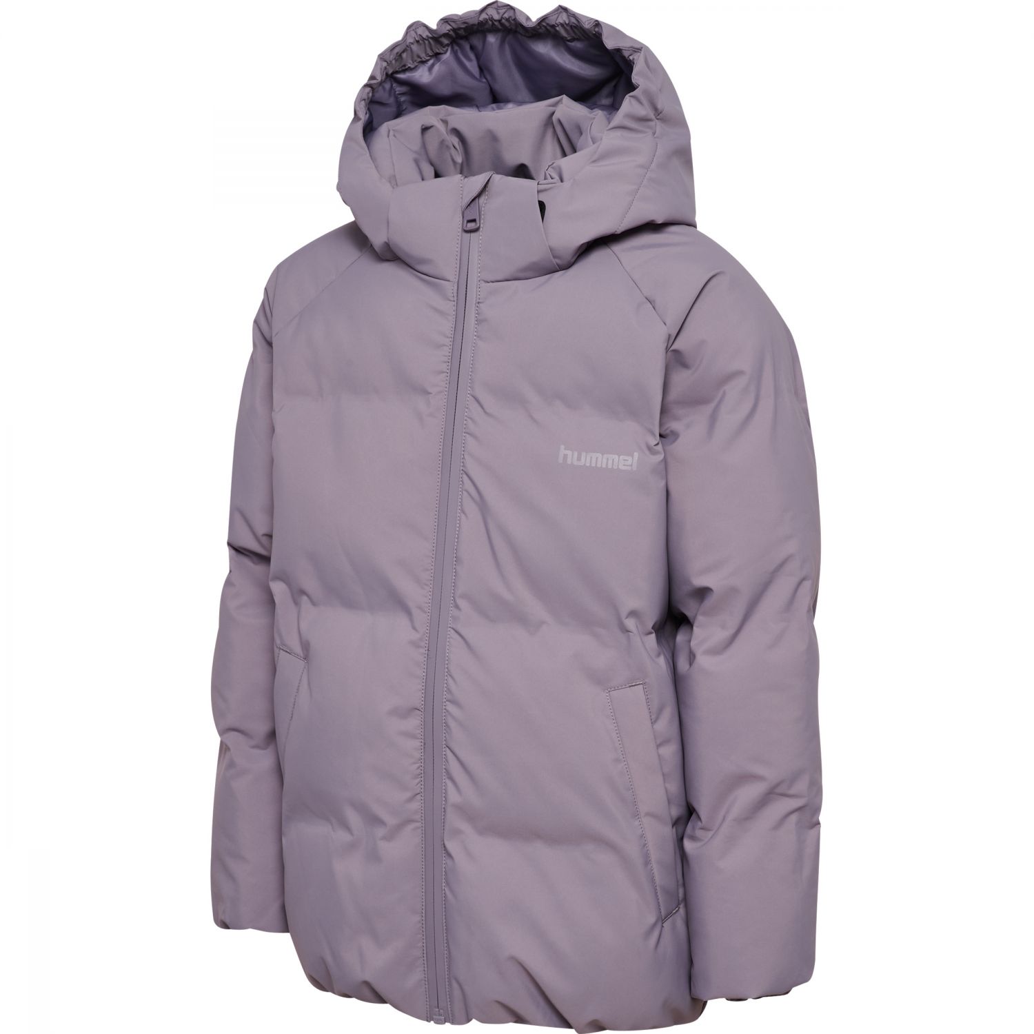 Hummel hmlJR All Weather Puffer, zimná bunda, junior, šedá