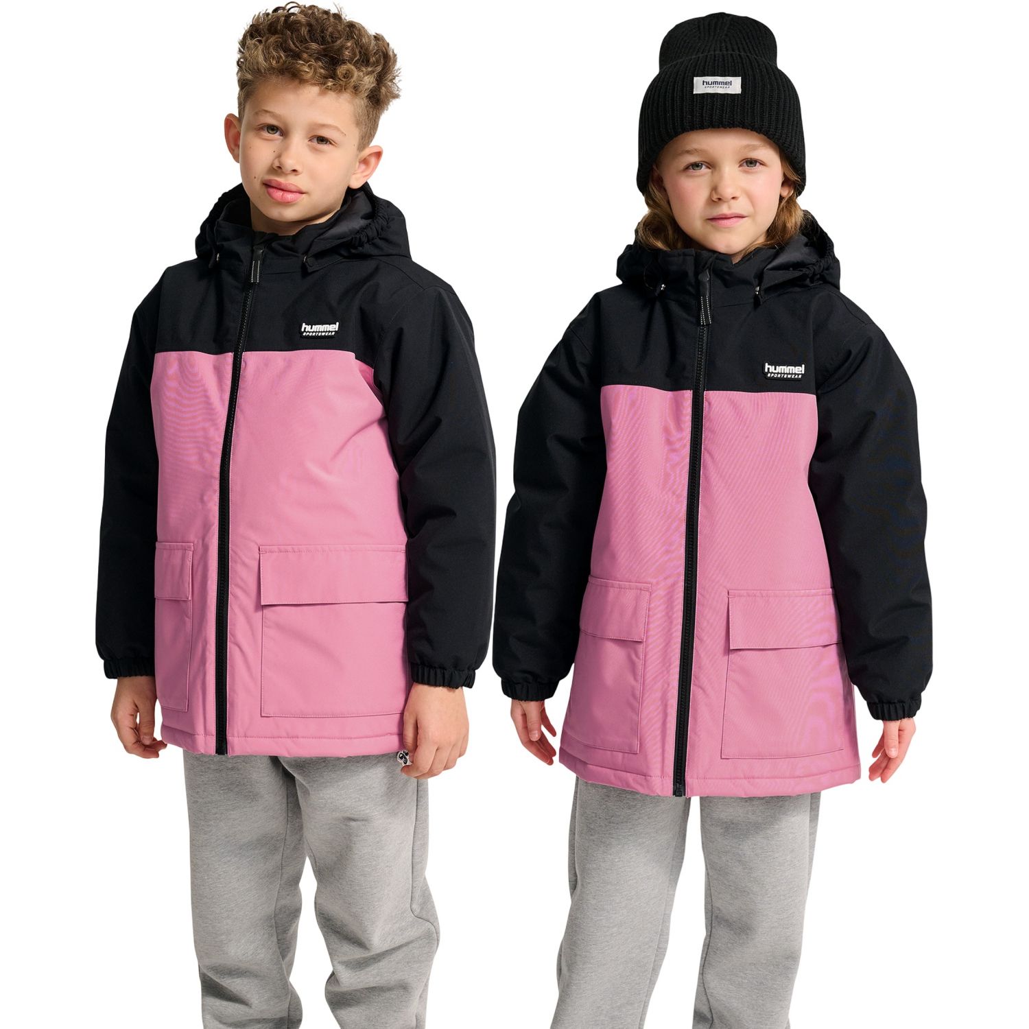 Hummel hmlJR Block Jacket, bunda, junior, ružová