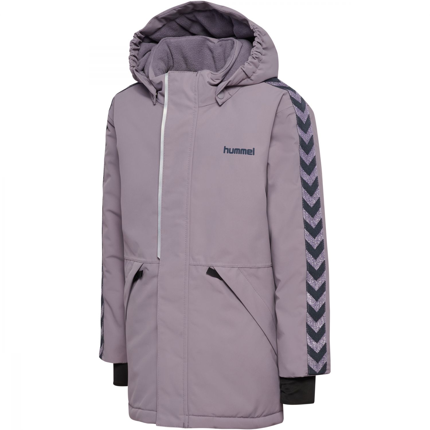 Hummel hmlJR Chevron, lyžiarska bunda, junior, sivá