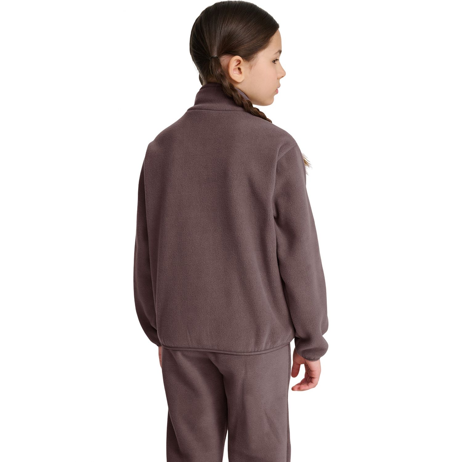 Hummel hmlJR Fleece Zip Jacket BEE, Fleecejacka, Junior, Brun