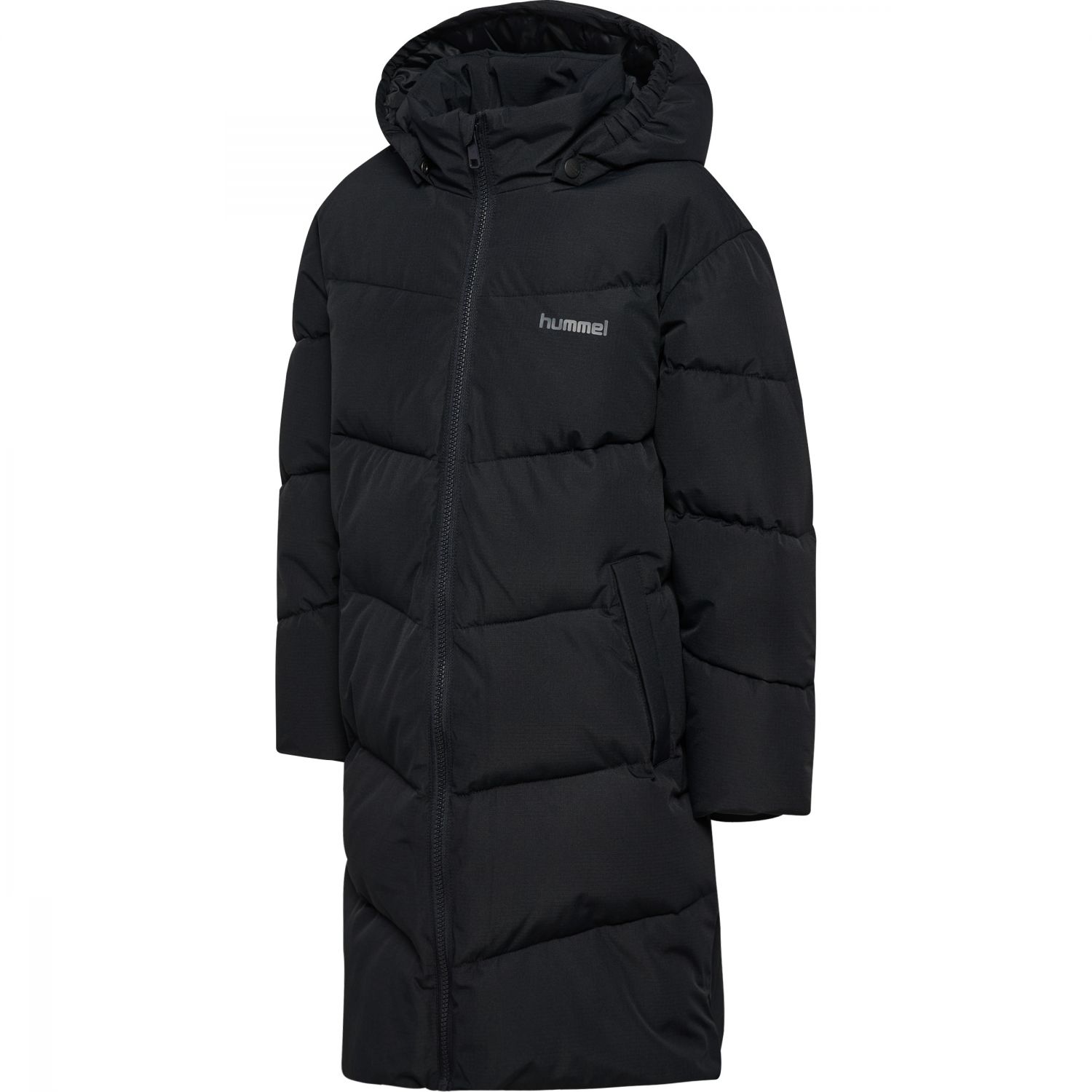 Hummel hmlJR Puffer Long, jaqueta de inverno, junior, preto