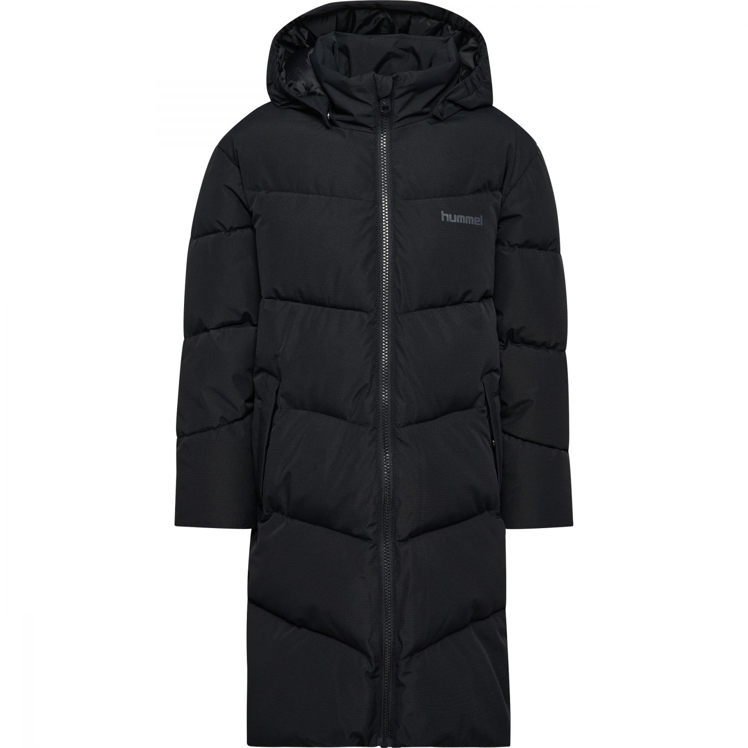 Hummel hmlJR Puffer Long, jaqueta de inverno, junior, preto