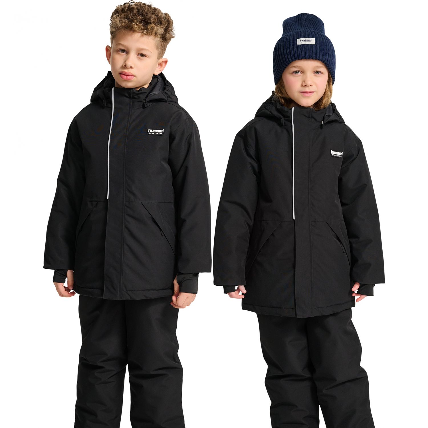 Hummel hmlJR Snow Jacket WP 10K, lyžiarska bunda, junior, čierna