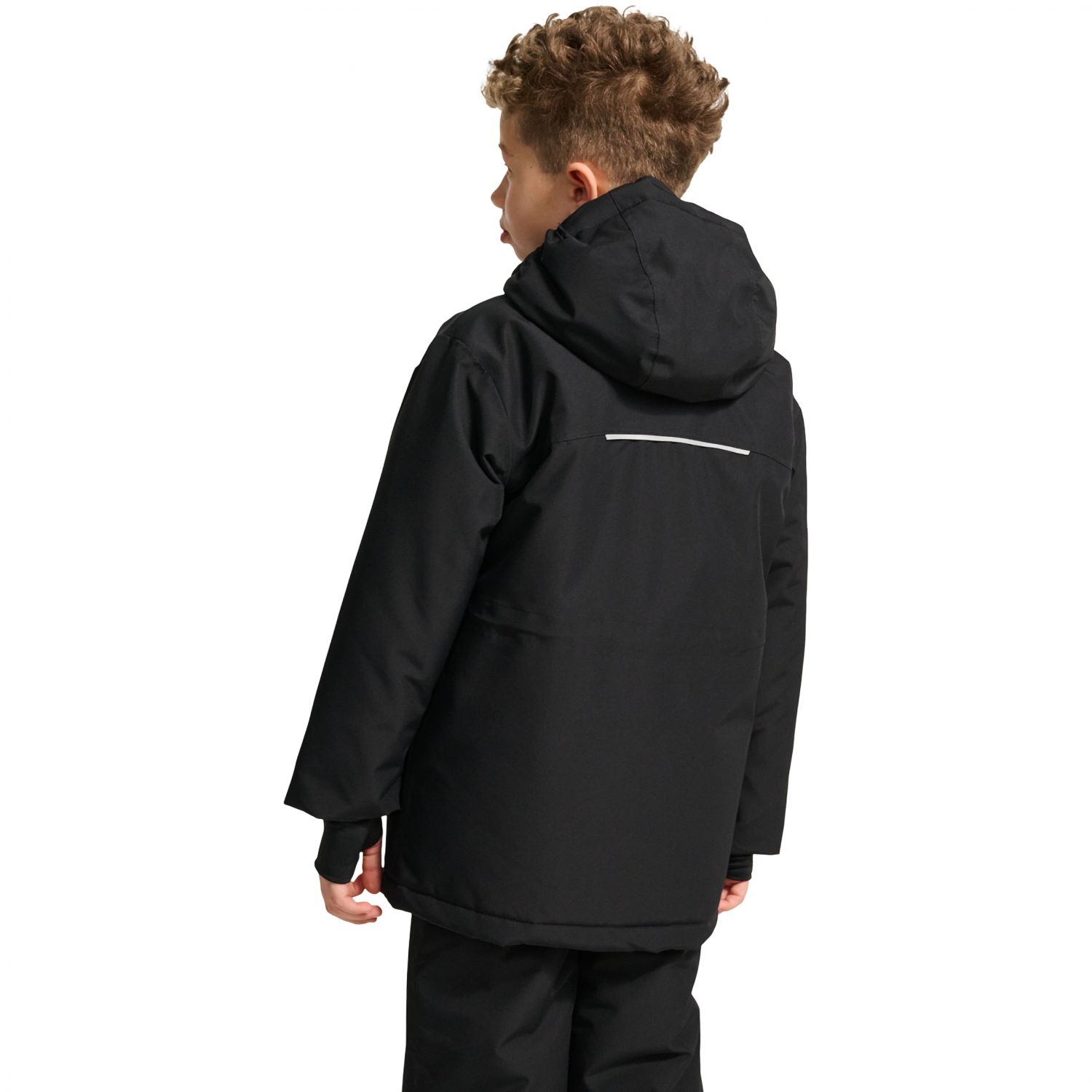 Hummel hmlJR Snow Jacket WP 10K, lyžiarska bunda, junior, čierna