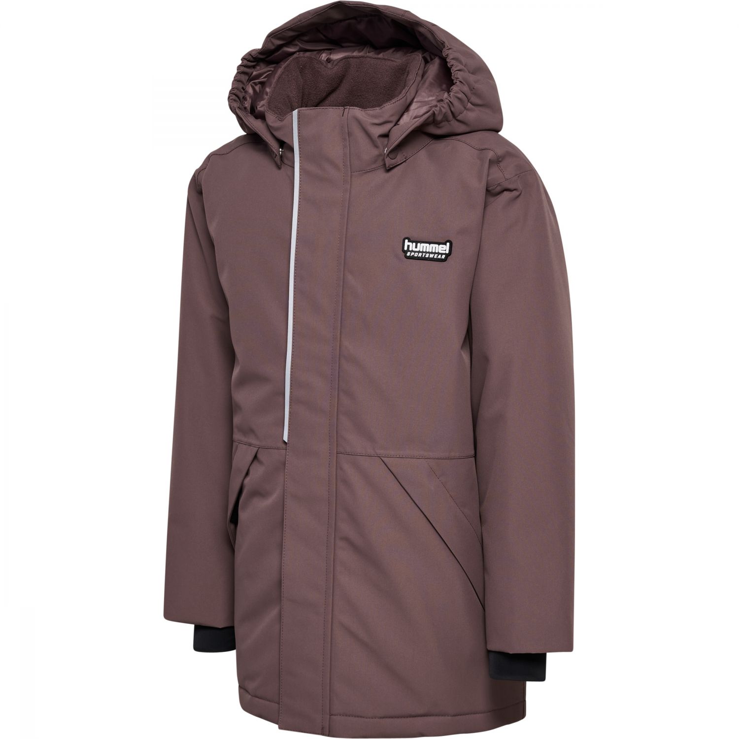 Hummel hmlJR Snow Jacket WP 10K, lyžiarska bunda, junior, hnedá