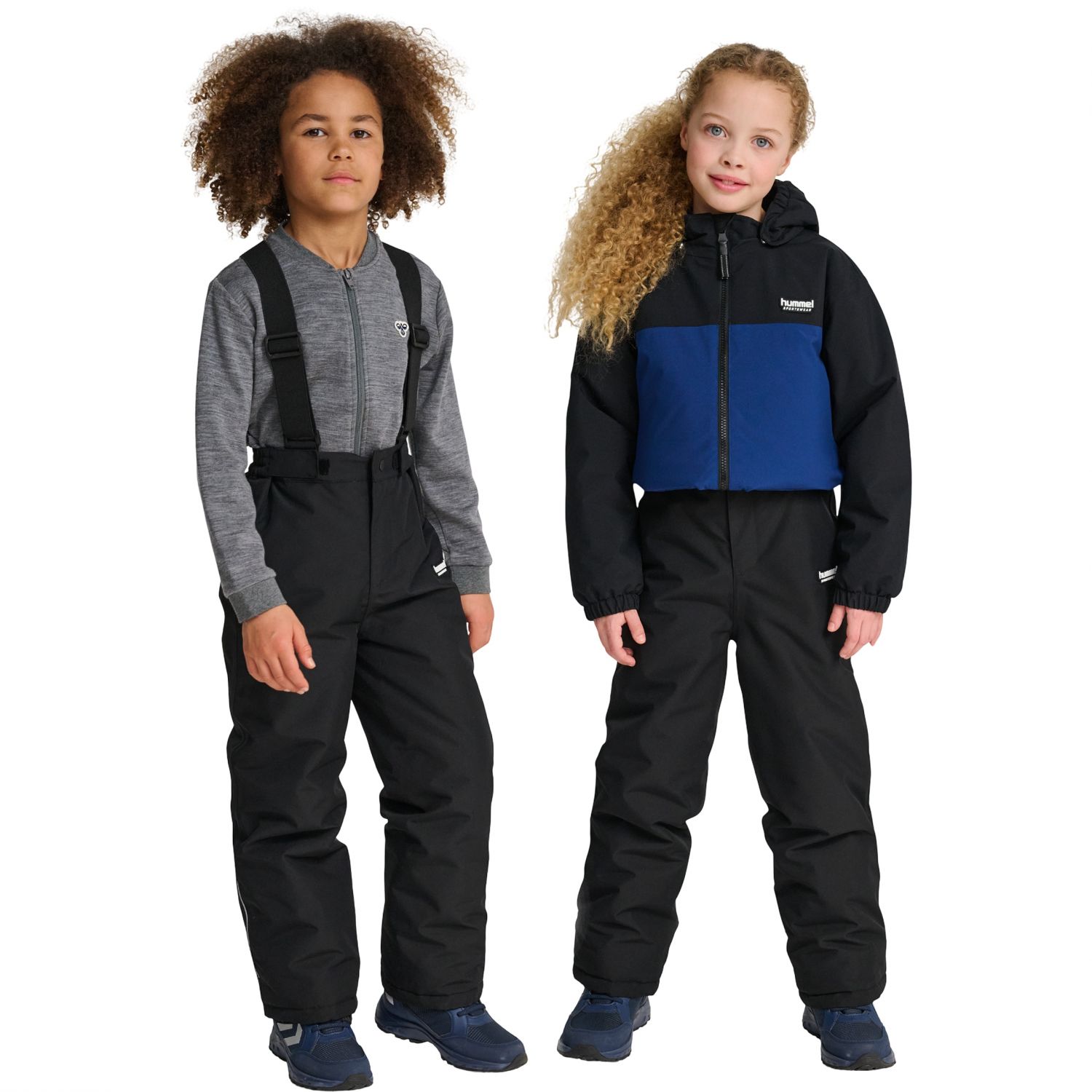 Hummel hmlJR Snow Pants WP 10K, lyžiarske nohavice, junior, čierne