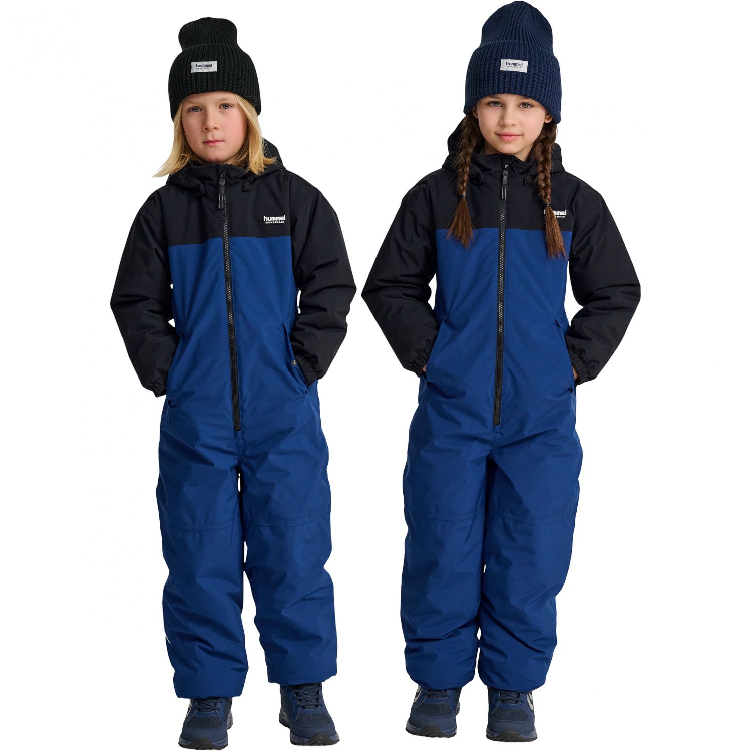 Hummel hmlJR Snowsuit WP, fato de voo, júnior, azul escuro