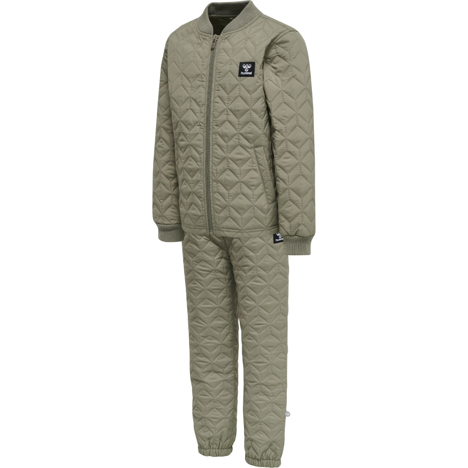 Hummel HmlSobi Mini Thermoset, thermosæt, børn, grøn