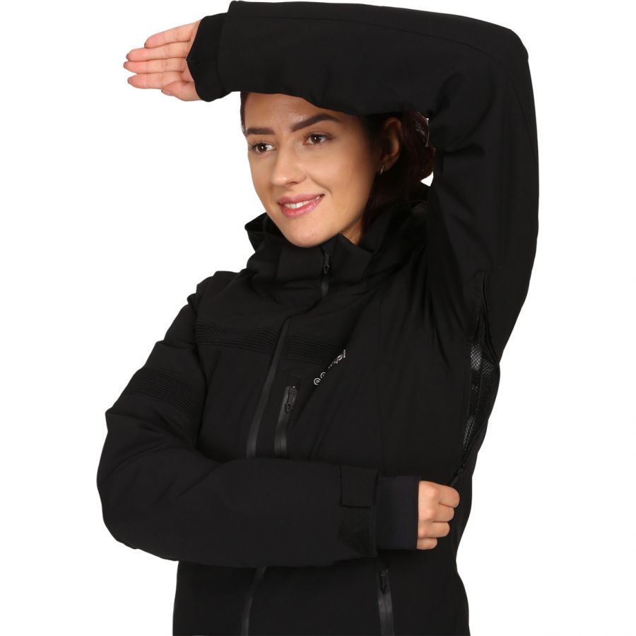 Jachetă de schi Kilpi Valera, plus size, damă, negru