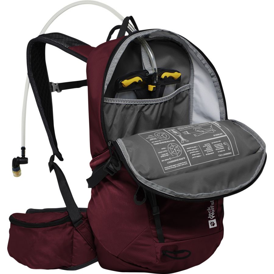 Jack Wolfskin Cyrox Shape 20, batoh, tmavo červená