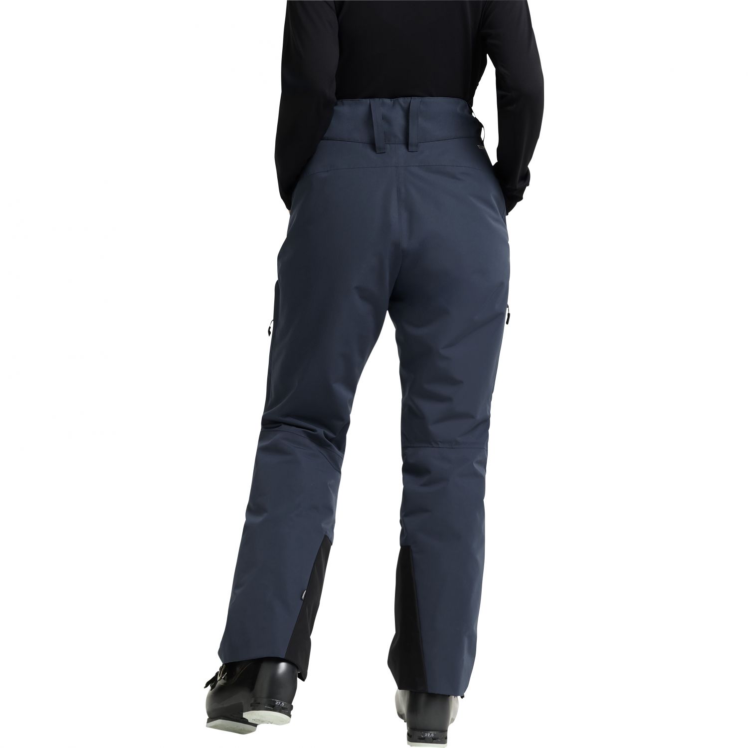 Jack Wolfskin Flowline 2L Ins, dámske lyžiarske nohavice, tmavomodré