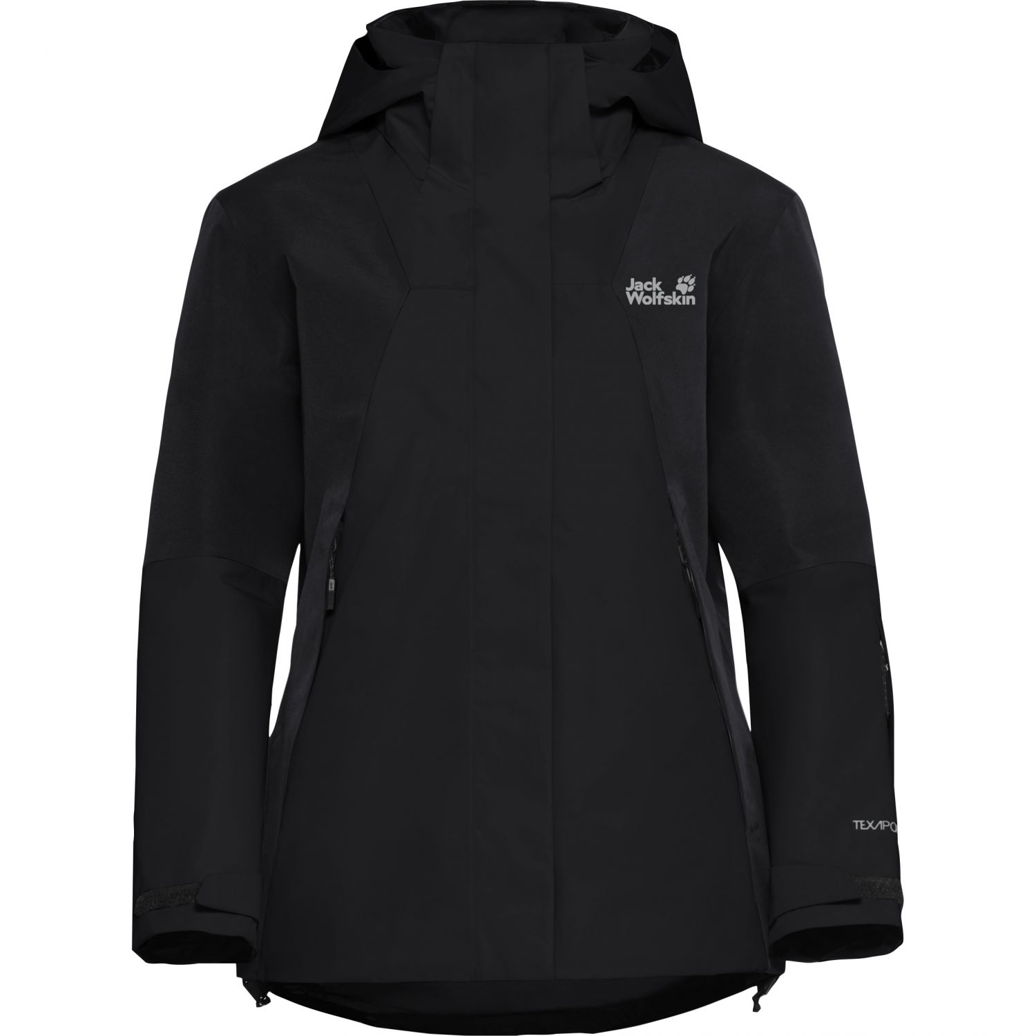 Jack Wolfskin Flowline 2L Ins, lyžiarska bunda, dámska, čierna