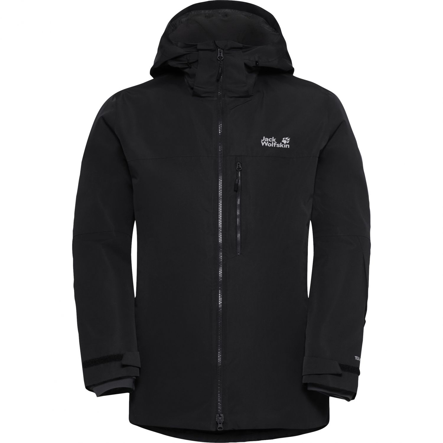 Jack Wolfskin Flowline 3in1, jachetă de schi, bărbați, negru
