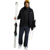 Jack Wolfskin Flowline 3in1, jachetă de schi, bărbați, negru