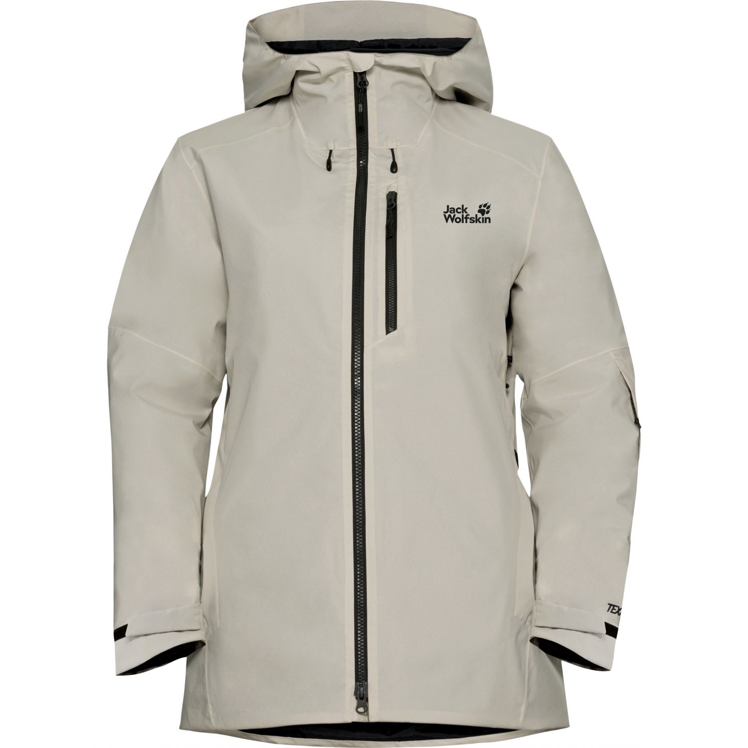Jack Wolfskin Flowline 3in1, kurtka narciarska, damska, be?owa