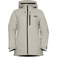 Jack Wolfskin Flowline 3in1, Skidjacka, Dam, Beige