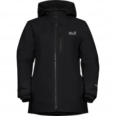 Jack Wolfskin Flowline 3in1, Skijakke, Dame, Black