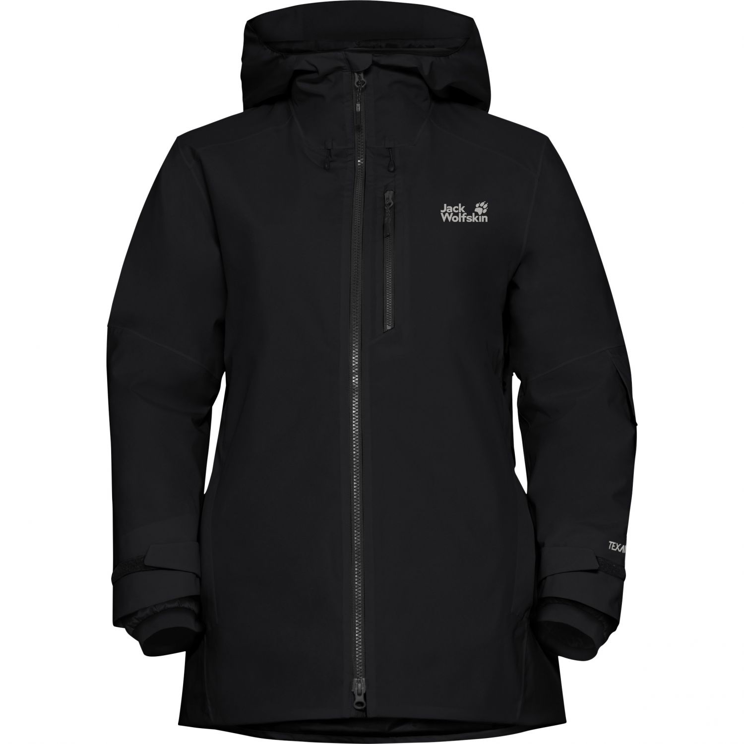 Jack Wolfskin Flowline 3v1, lyžiarska bunda, dámska, čierna