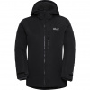 Jack Wolfskin Flowline 3v1, lyžiarska bunda, pánska, čierna