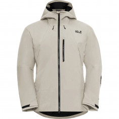 Jack Wolfskin Flowline Pro 2L Ins, giacca da sci, uomo, beige