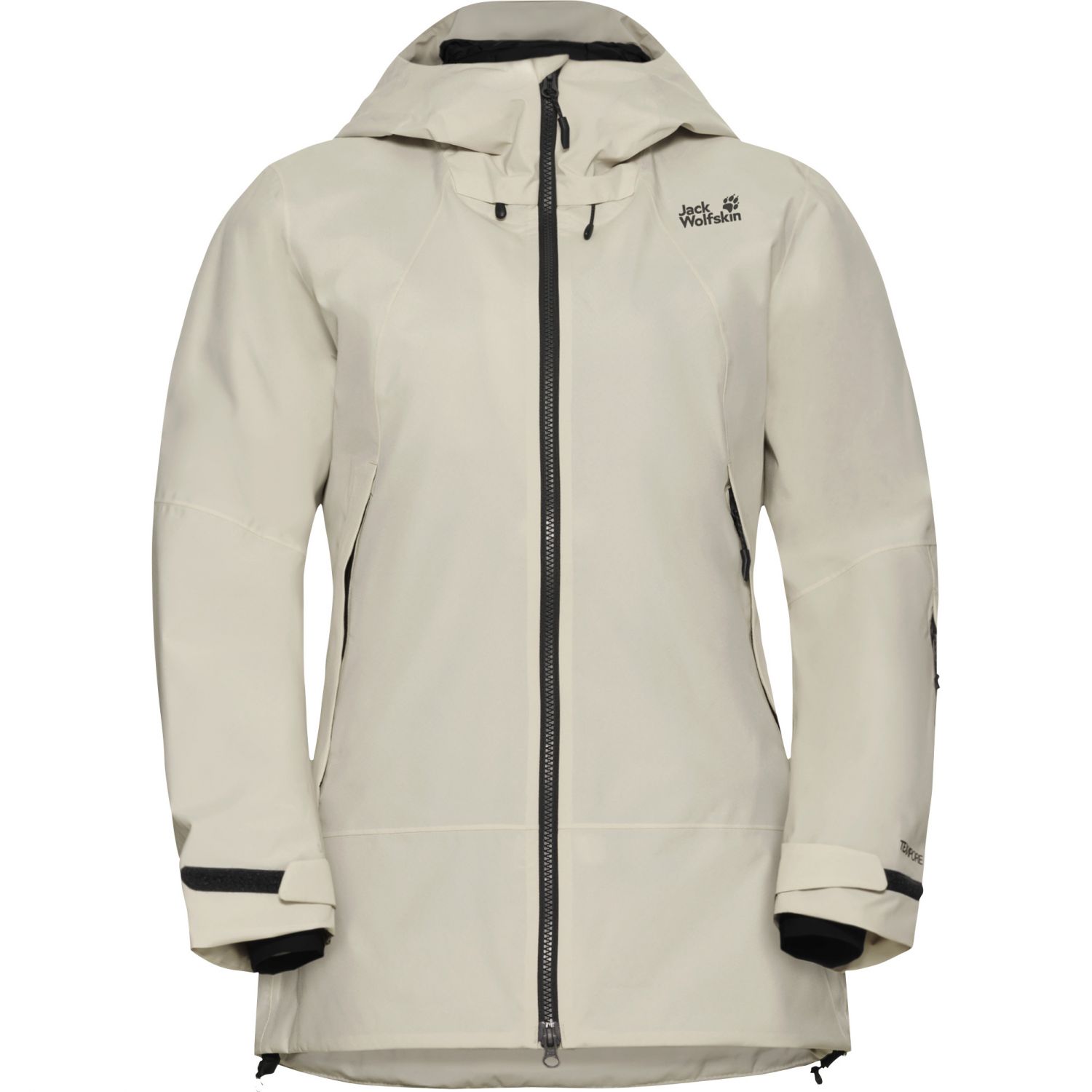 Jack Wolfskin Flowline Pro 2L Ins, lyžiarska bunda, dámska, béžová
