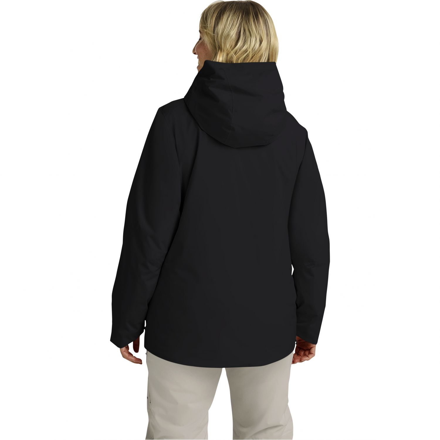 Jack Wolfskin Flowline Pro 2L Ins, lyžiarska bunda, dámska, čierna