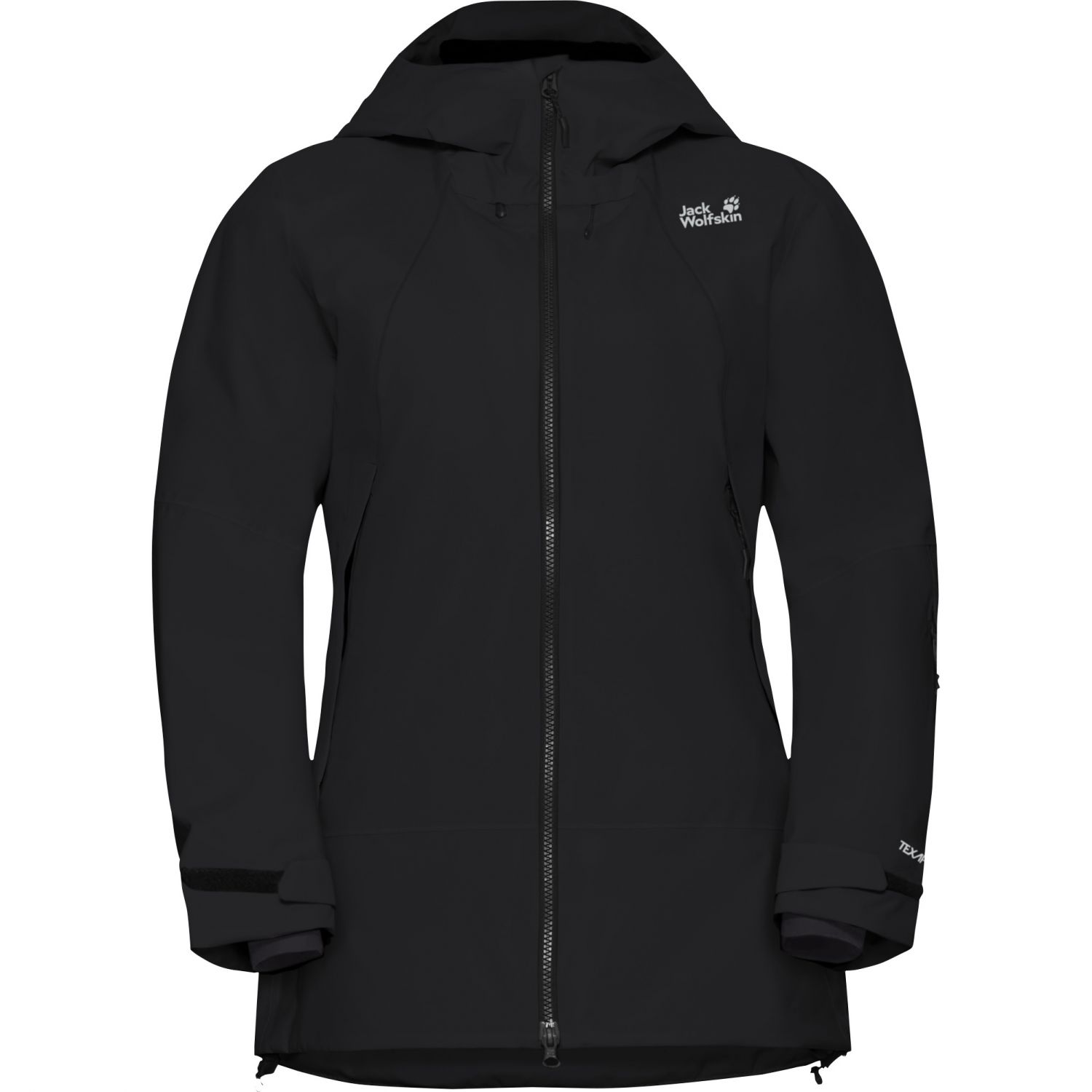 Jack Wolfskin Flowline Pro 2L Ins, lyžiarska bunda, dámska, čierna