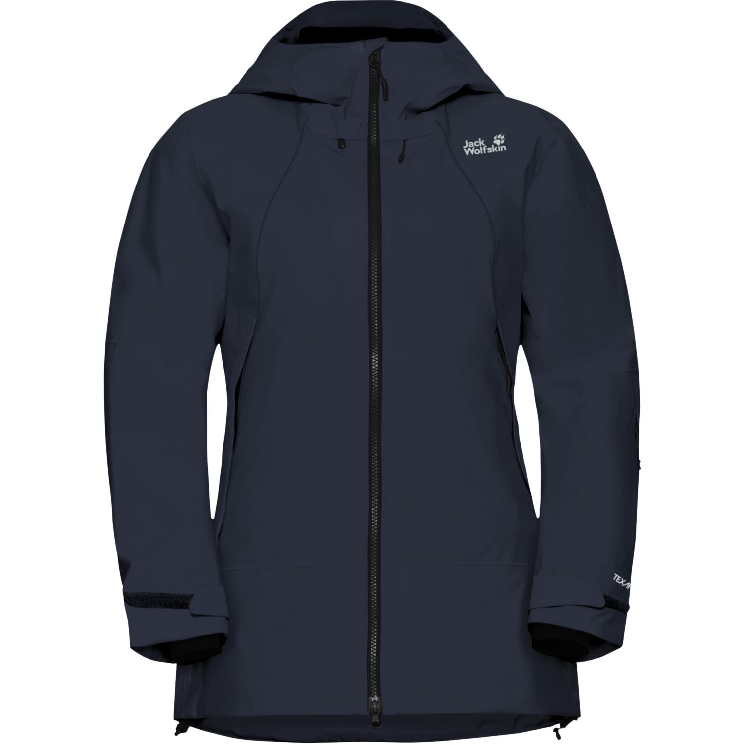 Jack Wolfskin Flowline Pro 2L Ins, lyžiarska bunda, dámska, tmavomodrá