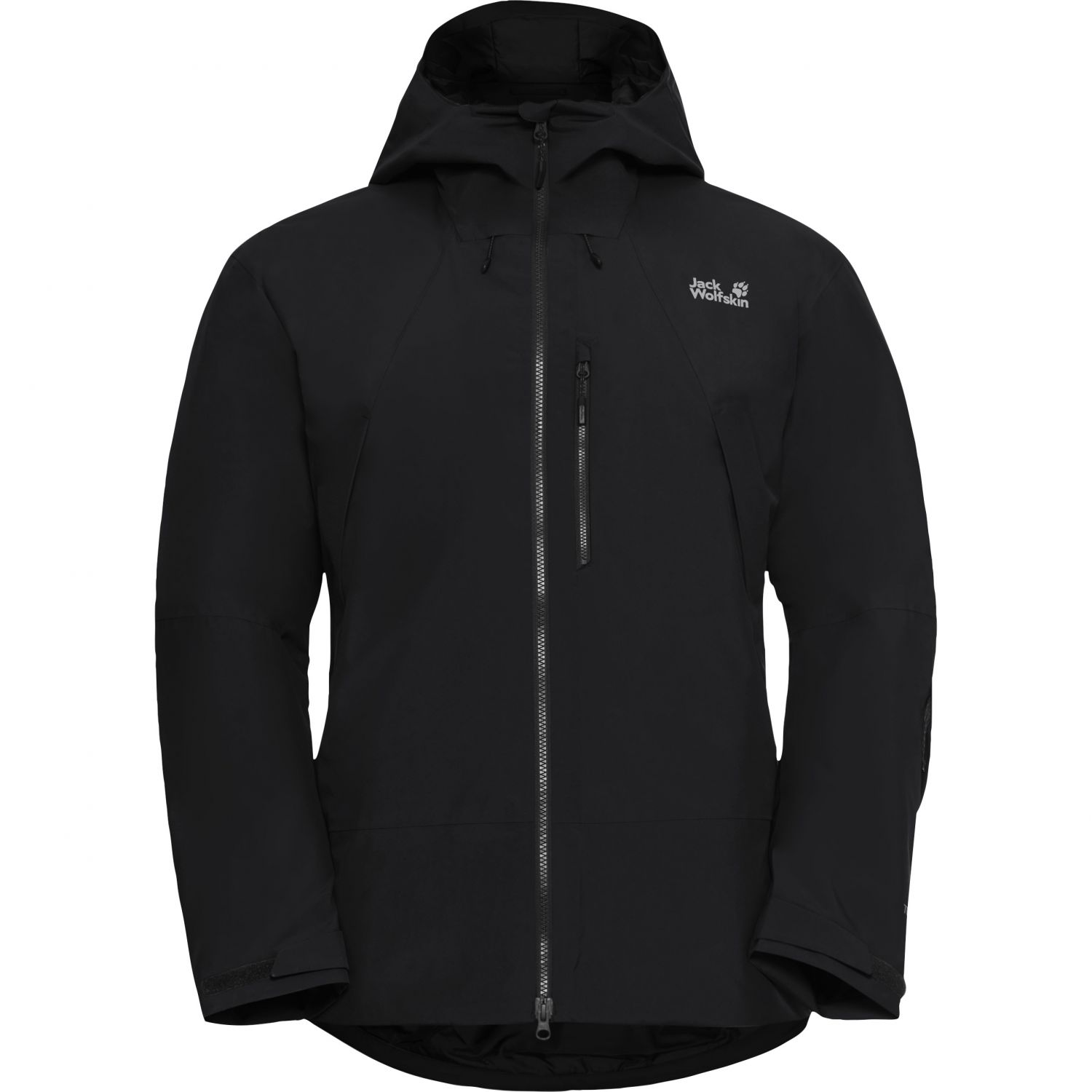 Jack Wolfskin Flowline Pro 2L Ins, lyžiarska bunda, pánska, čierna