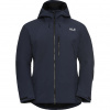 Jack Wolfskin Flowline Pro 2L Ins, lyžiarska bunda, pánska, tmavomodrá