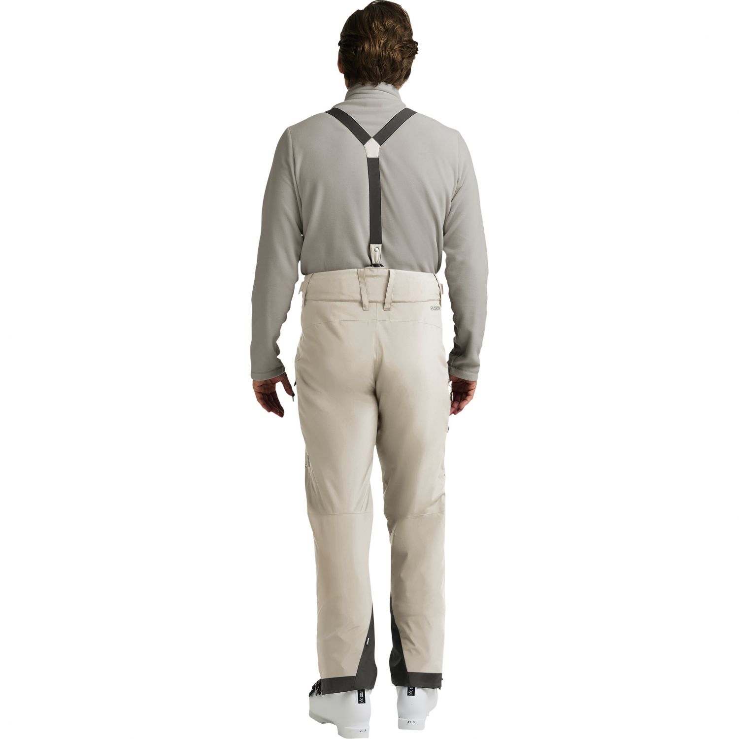 Jack Wolfskin Flowline Pro 2L Ins, lyžiarske nohavice, pánske, béžová