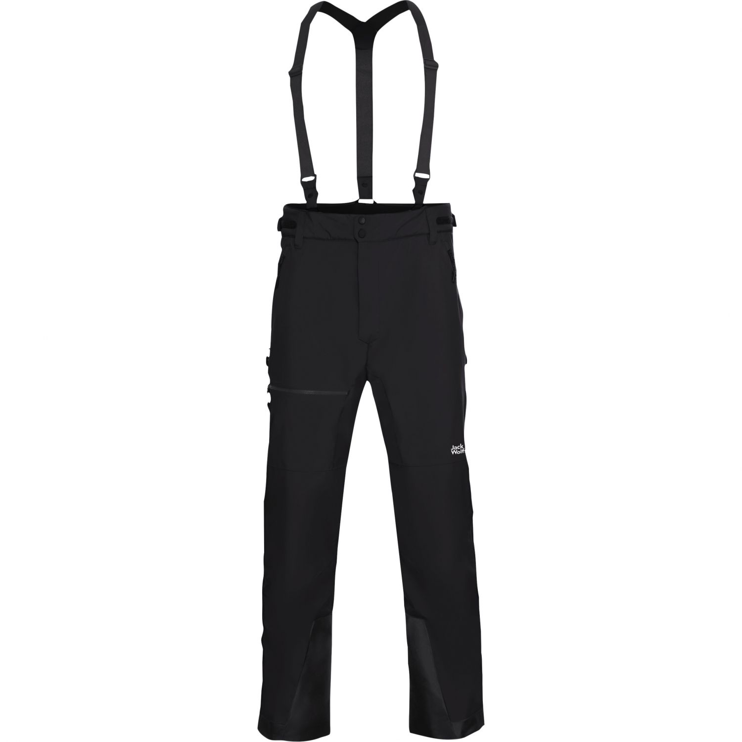 Jack Wolfskin Flowline Pro 2L Ins, skibroek, heren, zwart