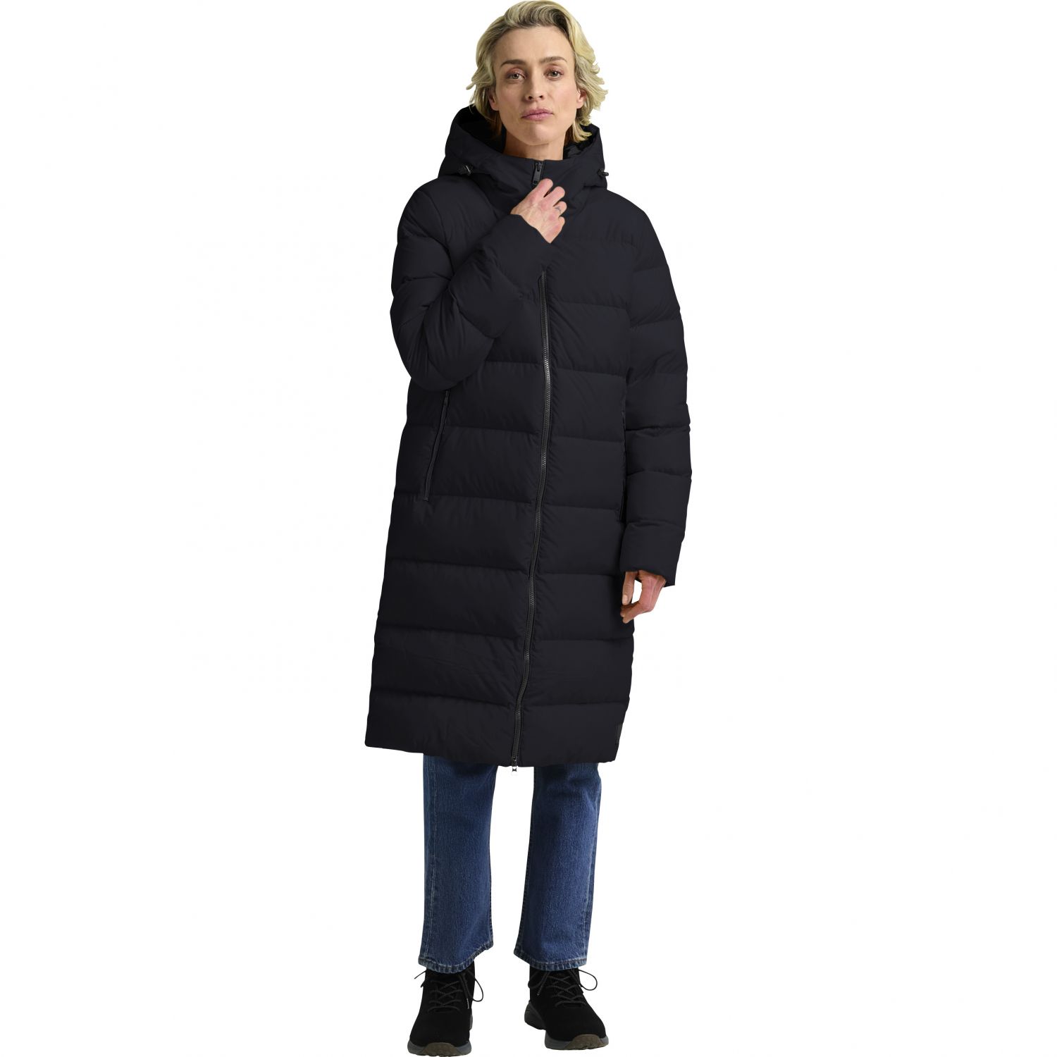 Jack Wolfskin Frozen Palace, doudoune, femme, bleu foncé