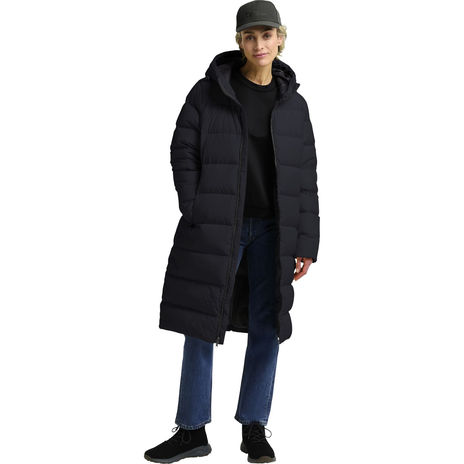 Jack Wolfskin Frozen Palace, piumino, donna, blu scuro