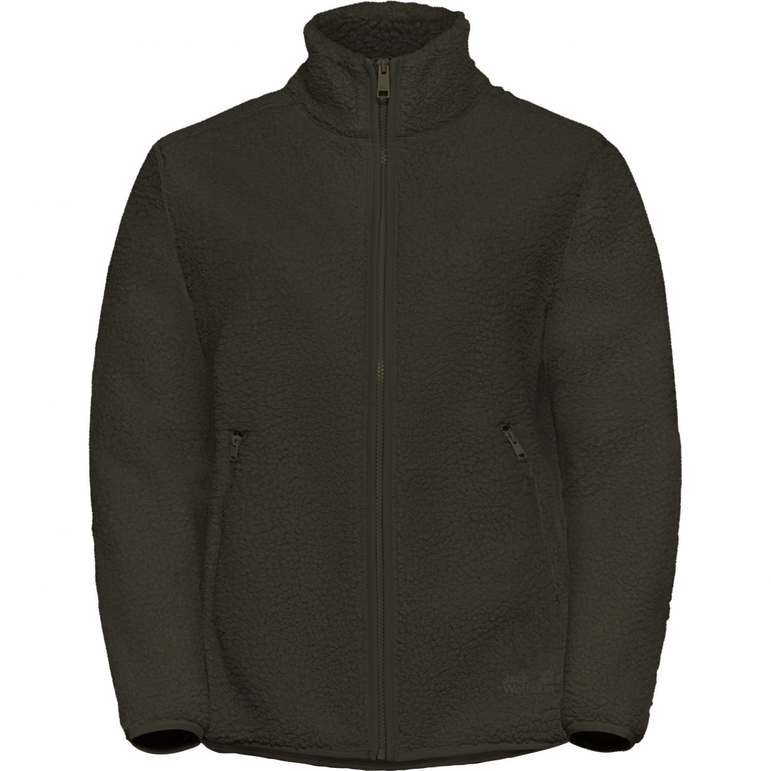 Jack Wolfskin High Curl fleecová bunda, dámska, tmavozelená