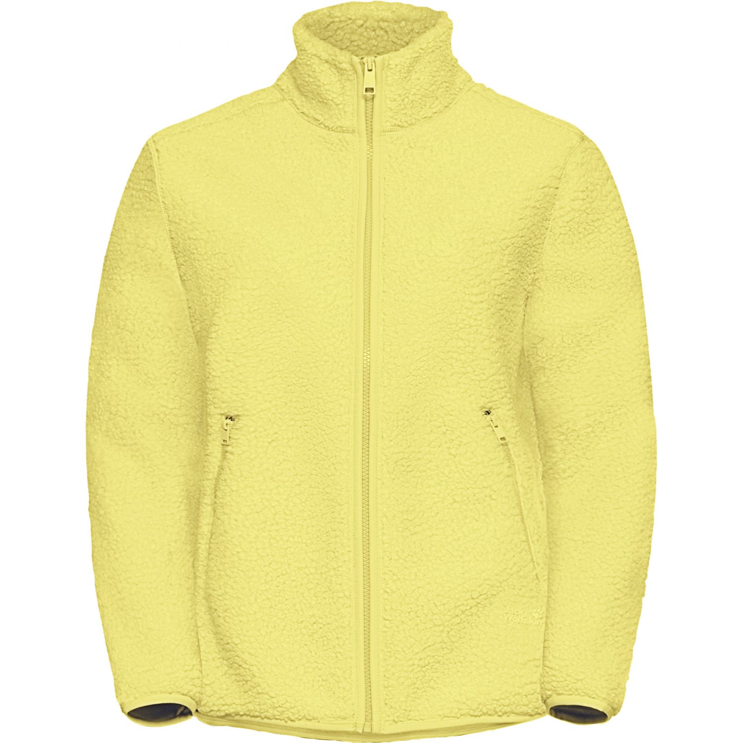 Jack Wolfskin High Curl fleecová bunda, dámska, žltá