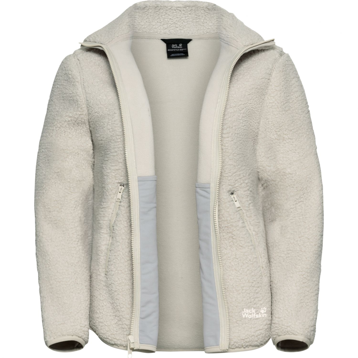 Jack Wolfskin High Curl, giacca in pile, donna, beige