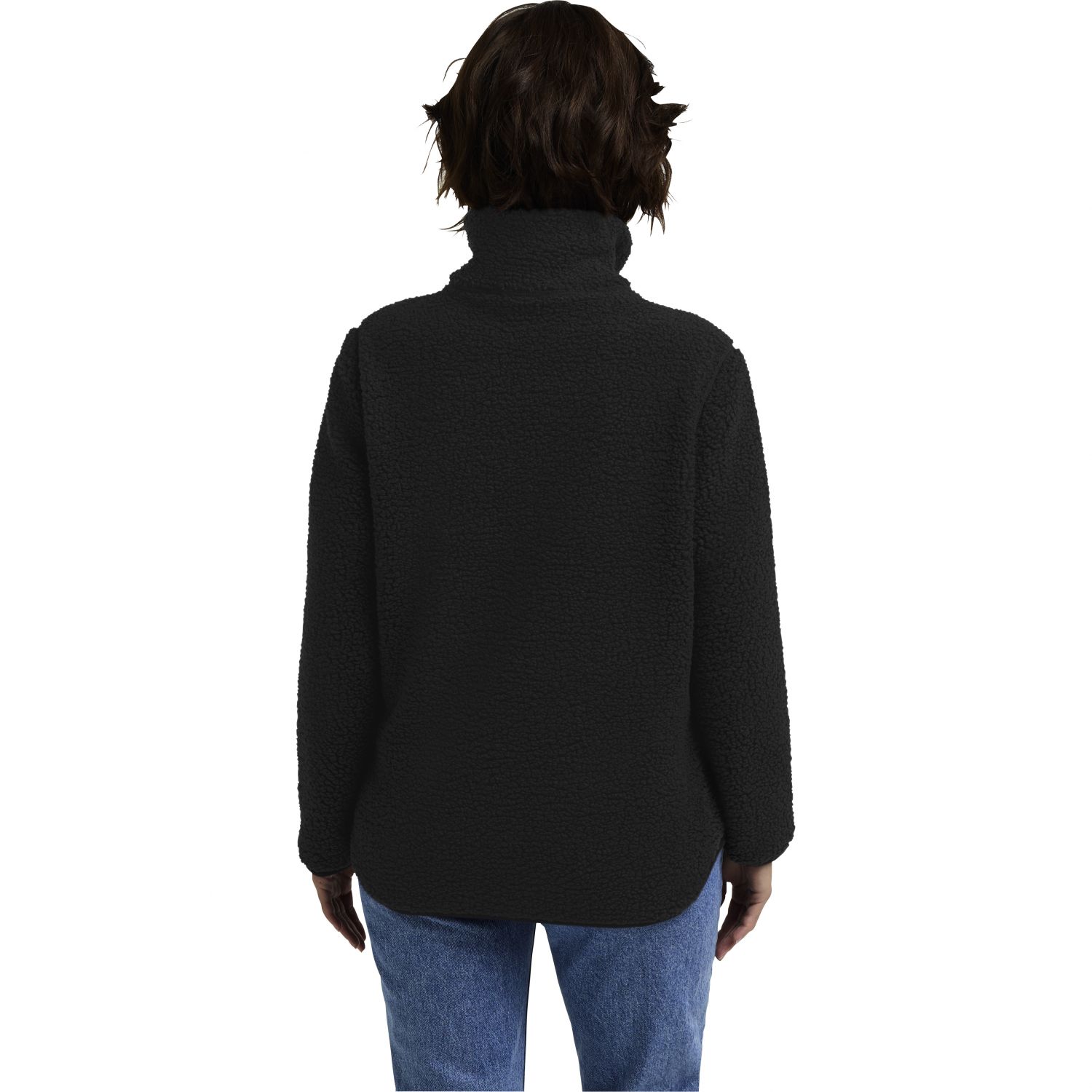 Jack Wolfskin High Curl, giacca in pile, donna, nero