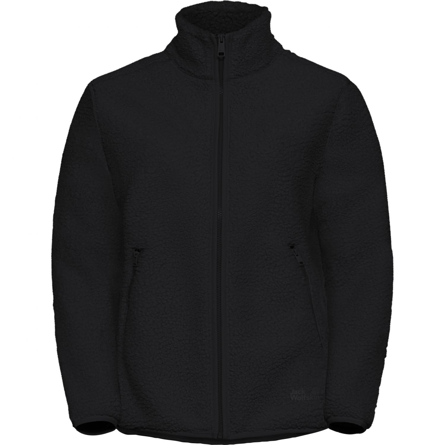 Jack Wolfskin High Curl, giacca in pile, donna, nero