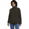 Jack Wolfskin High Curl, giacca in pile, donna, verde scuro